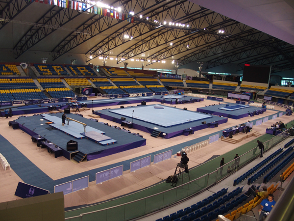Gymnastics in Aspire-Dome